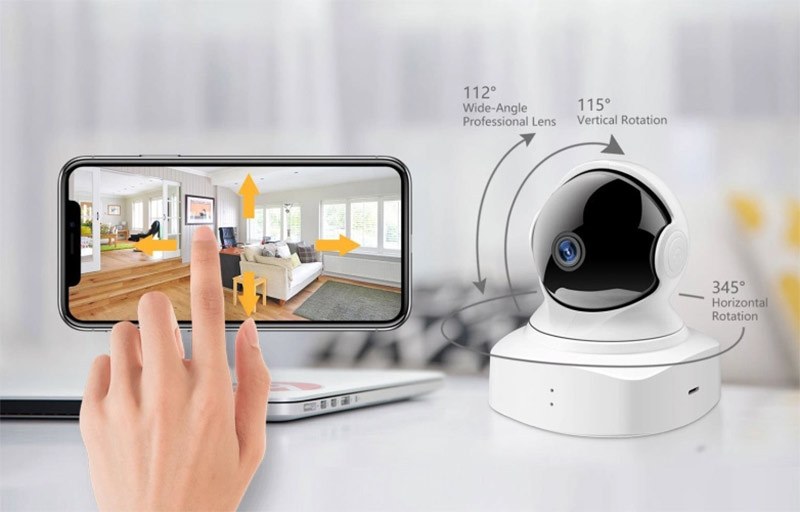 Camera wifi cho gia đình Yi Cloud Dome 360 độ Full HD 1080p Robot
