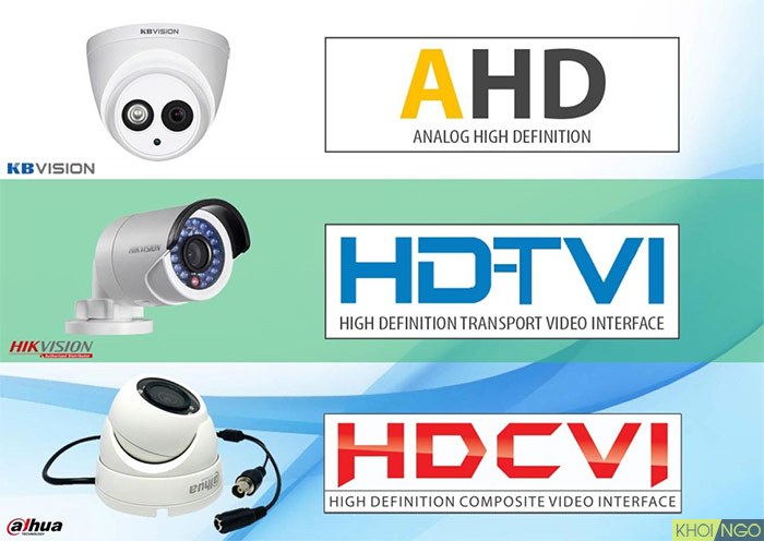 Công nghệ AHD HD-TVI HD-CVI là gì
