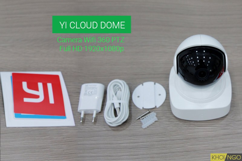 Yi Cloud Dome 360 đàm thoại âm thanh 2 chiều với người thân