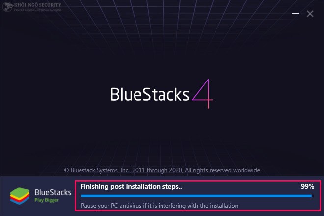 BlueStack4 Finishing post installation steps