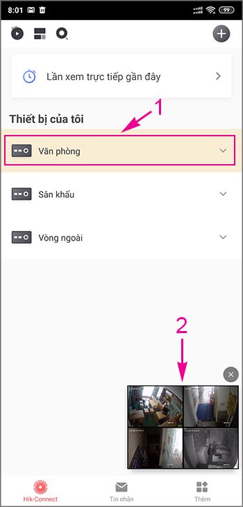 Cách xem trực tiếp camera Hikvision bằng phần mềm Hik-Connect cho Android