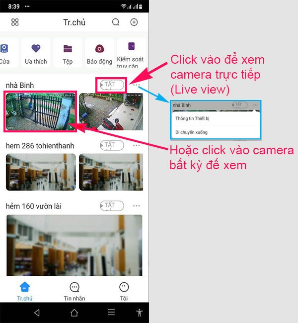 Cách xem trực tiếp camera trên điện thoại bằng phần mềm KBView Plus