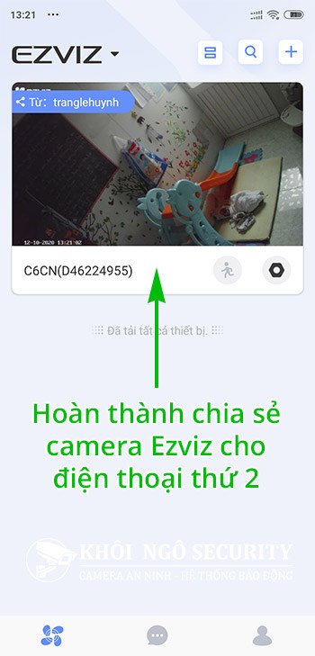 Hướng dẫn cách xem camera Ezviz trên nhiều điện thoại khác