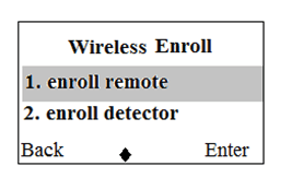 Enroll remote PC-959GSM