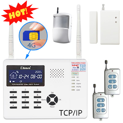 Bộ báo trộm thông minh không dây TCP-IP KS-899G dùng SIM bán chạy