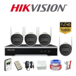 Bộ Kit 4 camera Wifi Hikvision 2MP NK42W0H(D)
