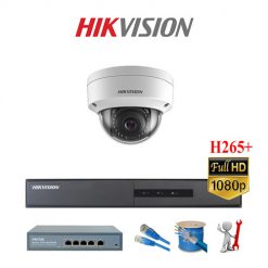 Trọn bộ 01 Camera IP Hikvision 2MP 1080P