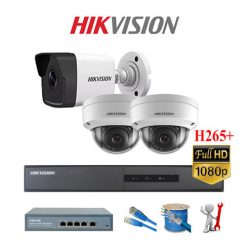 Trọn bộ 03 Camera IP Hikvision 2MP 1080P